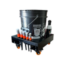 Suporte Organizador de Aço para Balde com Rodinhas